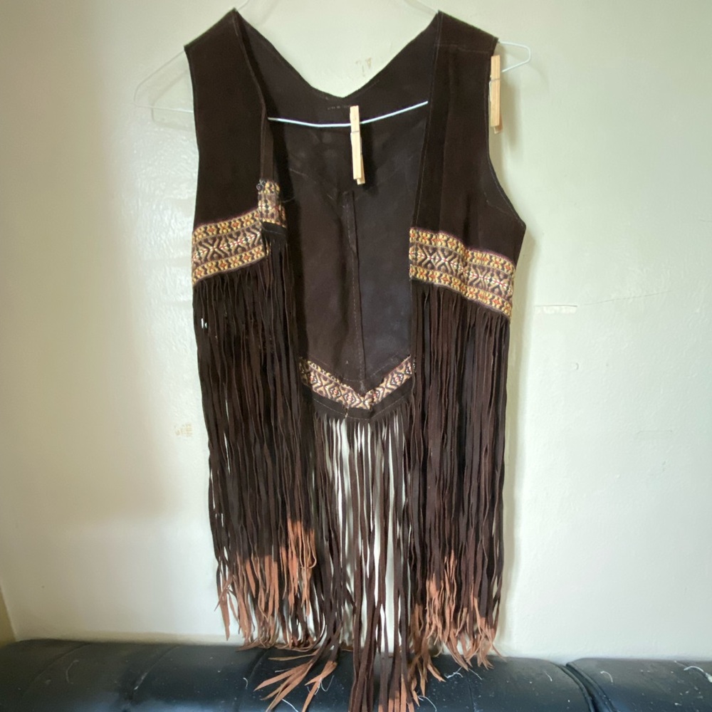 Thrifted Suede Vest From 70’s